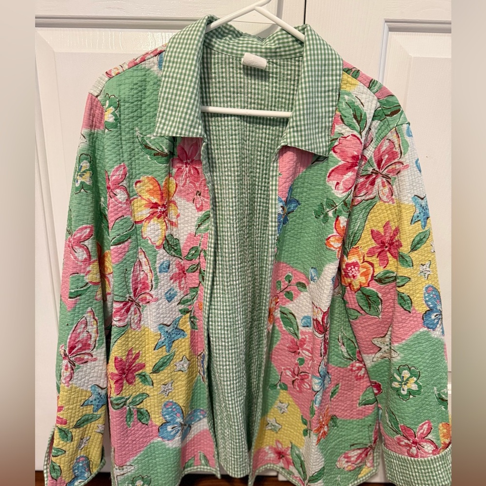 Quilt jacket cottage core